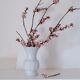 White vase Bareuther Waldsassen 50s