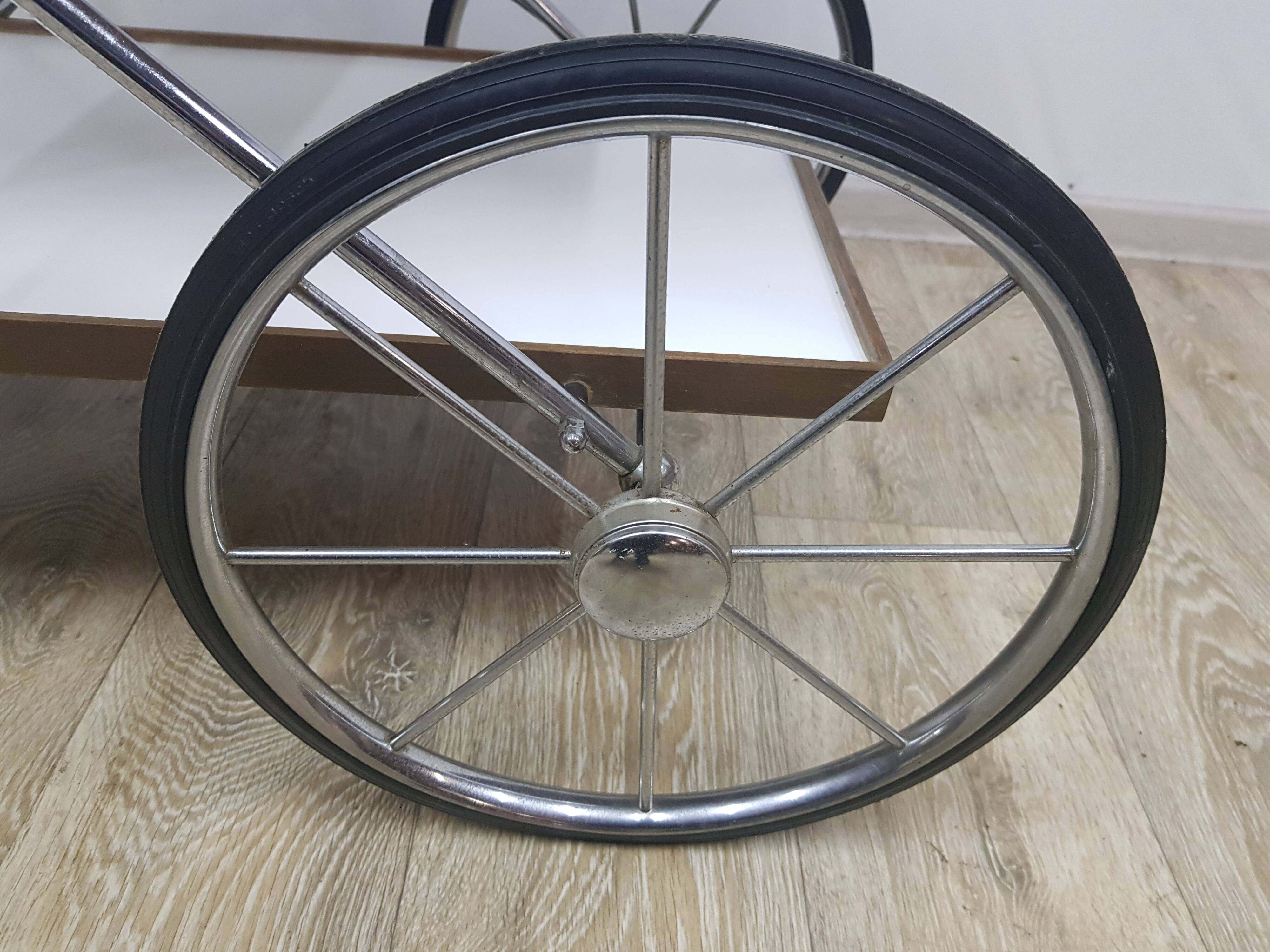 Chariot de bar Ilse, années 1960, moderne du milieu du siècle