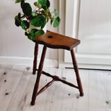 Tabouret de traite rustique
