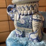Glazed ceramic elephant
