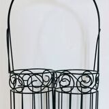 Wrought iron bottle holder