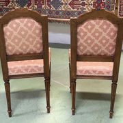 Pair of Louis XVI chairs early 20th in ground beech