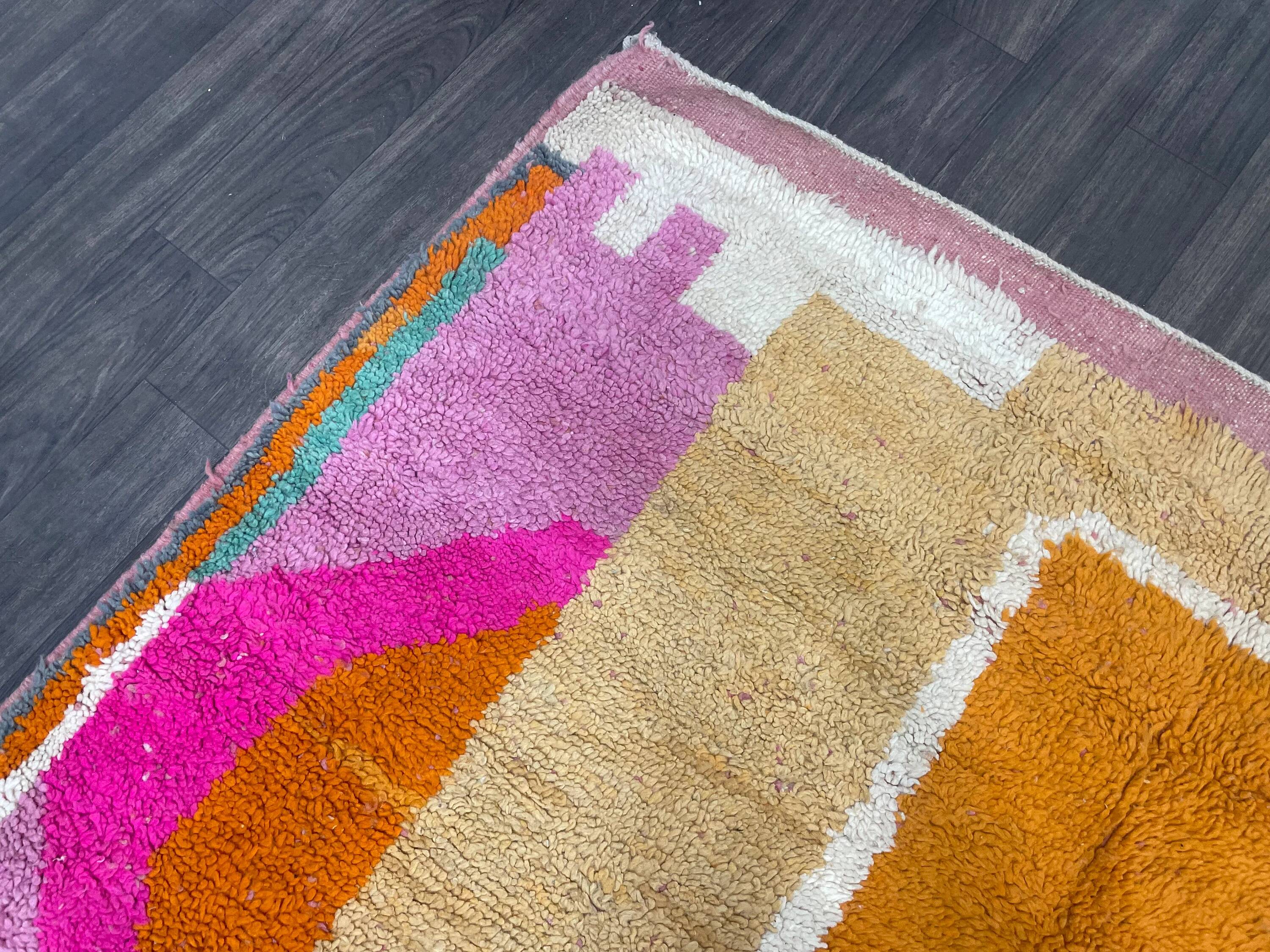 Handwoven Moroccan rug 3 x 2 m