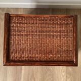 Roche-Bobois rattan bedside table