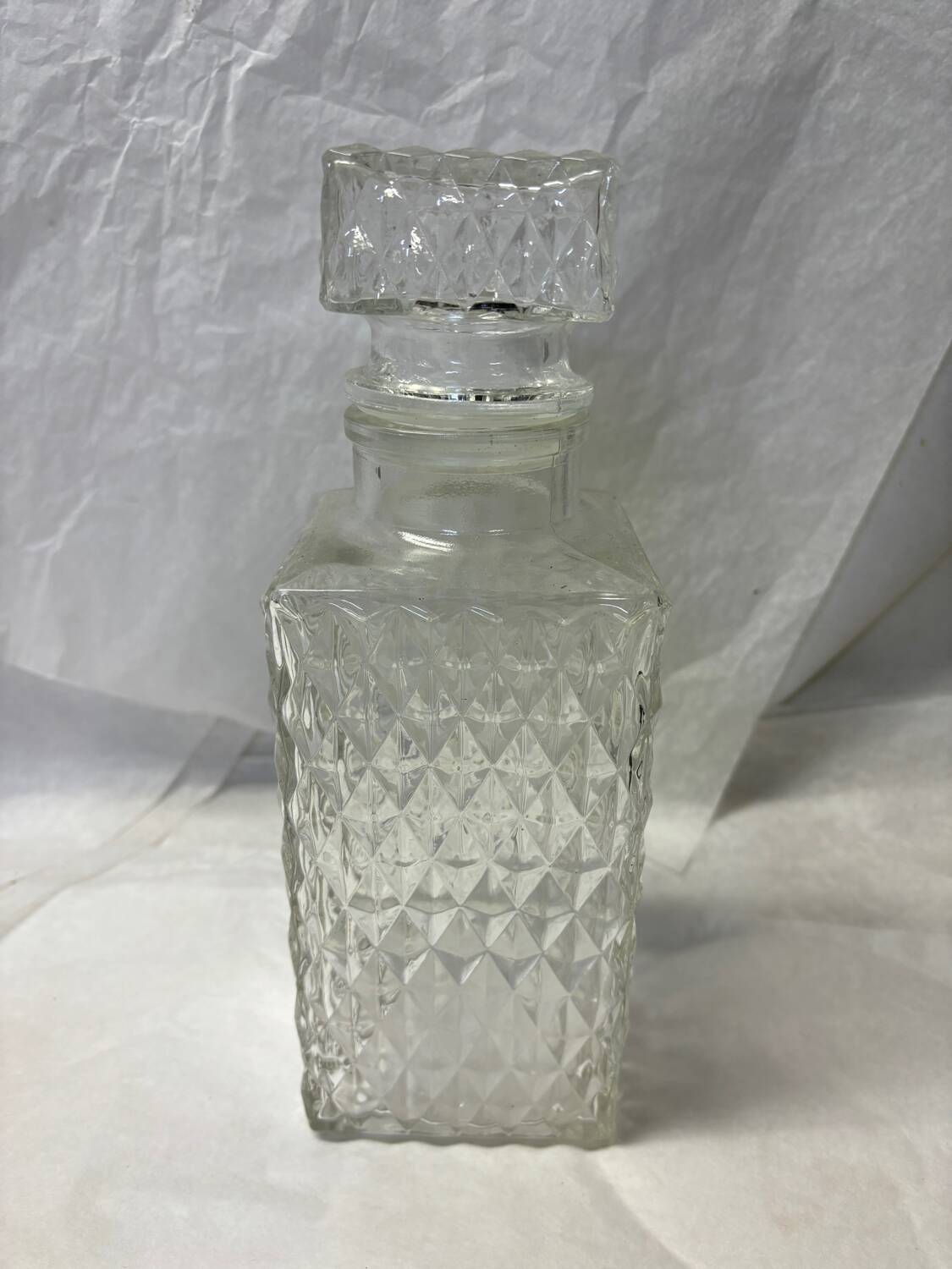 Vintage glass carafe