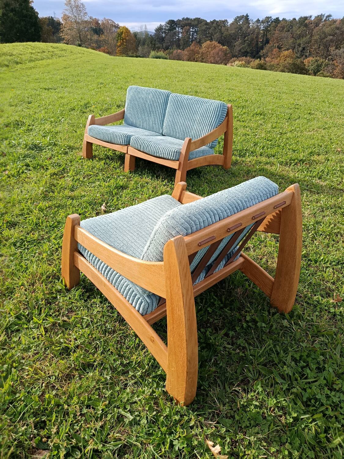 Brutalist living room, Sweden, 1960s