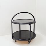 Mid-century blackened ash drinks cabinet - 20th century