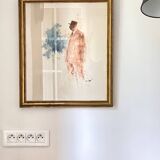 Illustration on vintage paper