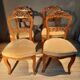 Serie de 4 chaises en frêne blond