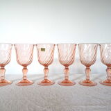 6 Rosaline water glasses