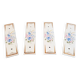 Set of 4 Limoges porcelain cleanliness plates