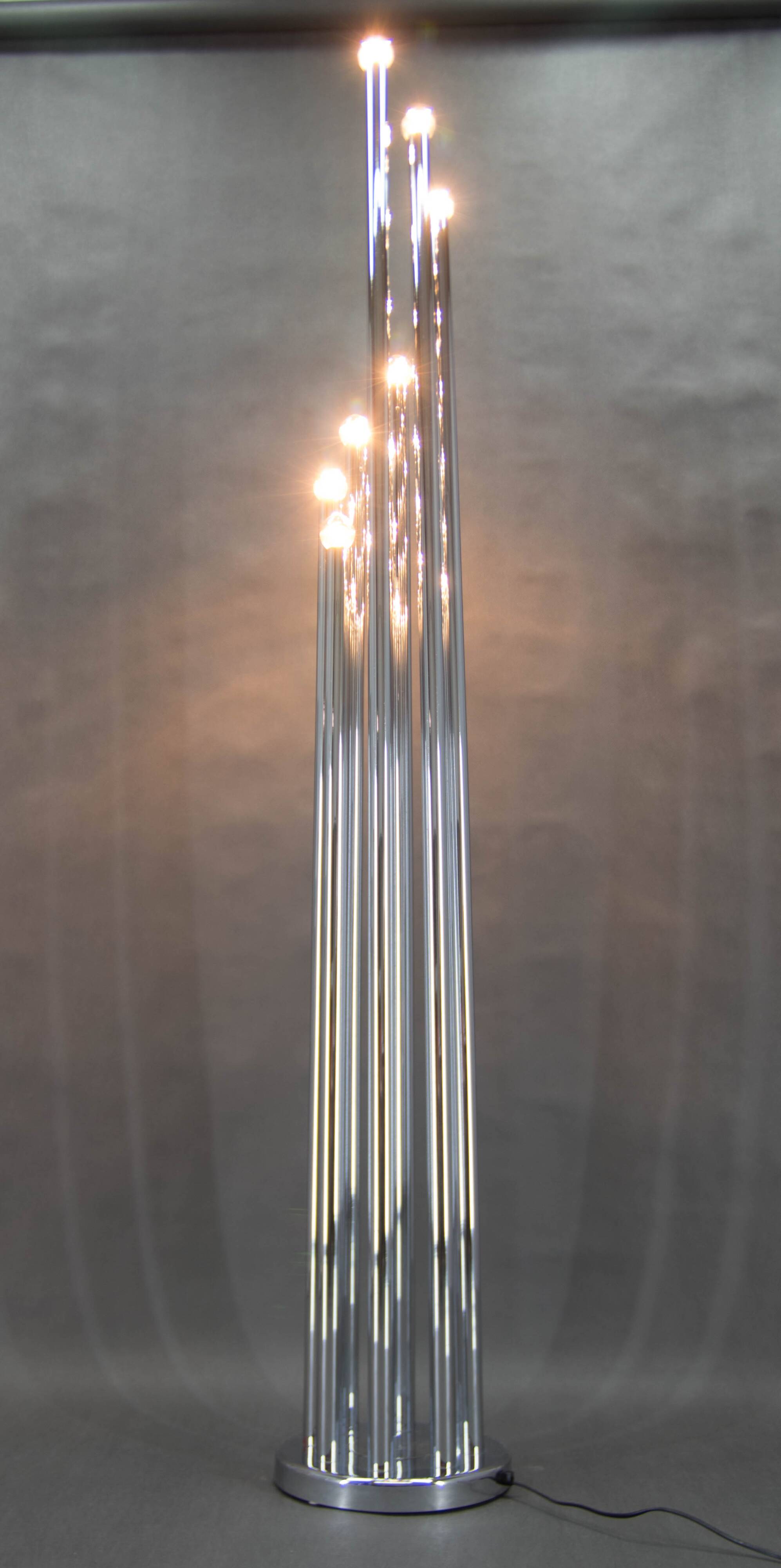 Chrome floor lamp by Goffredo Reggiani, 1970s