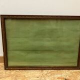 Carved wood photo frame