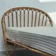 Rattan basket bed from the 50s