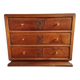 Commode Art Déco en noyer massif – années 1920-30 – grande taille