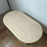 Travertine coffee table