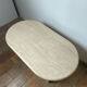Travertine coffee table