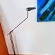Chrome floor lamp against weight 70s