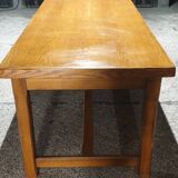 Solid oak farm table