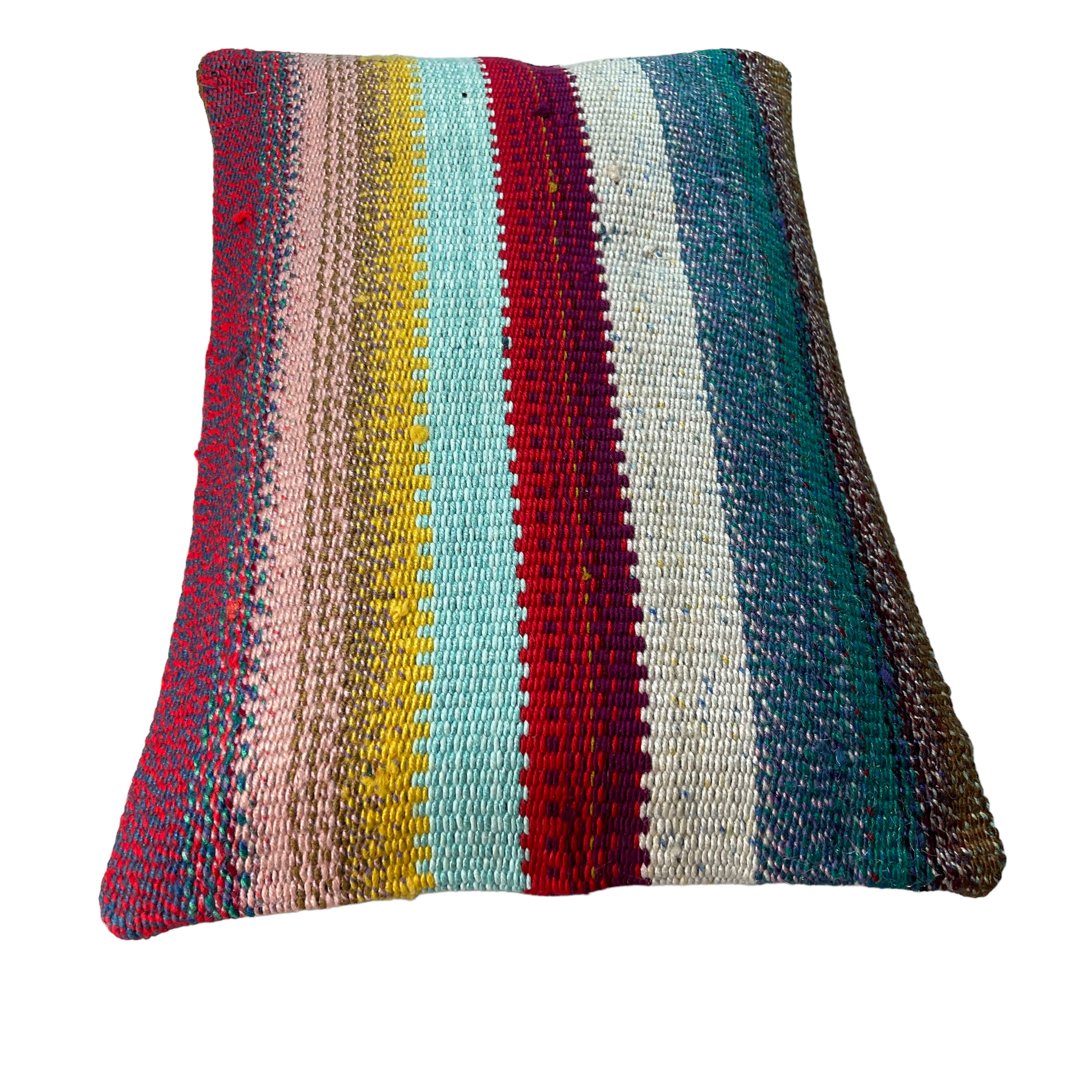 Housse de coussin vintage turque faite à la main, 30 x 50 cm