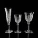 Service de 27 verres en cristal de Saint-Louis — Modèle Trianon