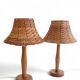 Pair of 1960s Swedish Pine Table Lamps by Ikea — Mid-Century Organic Modern