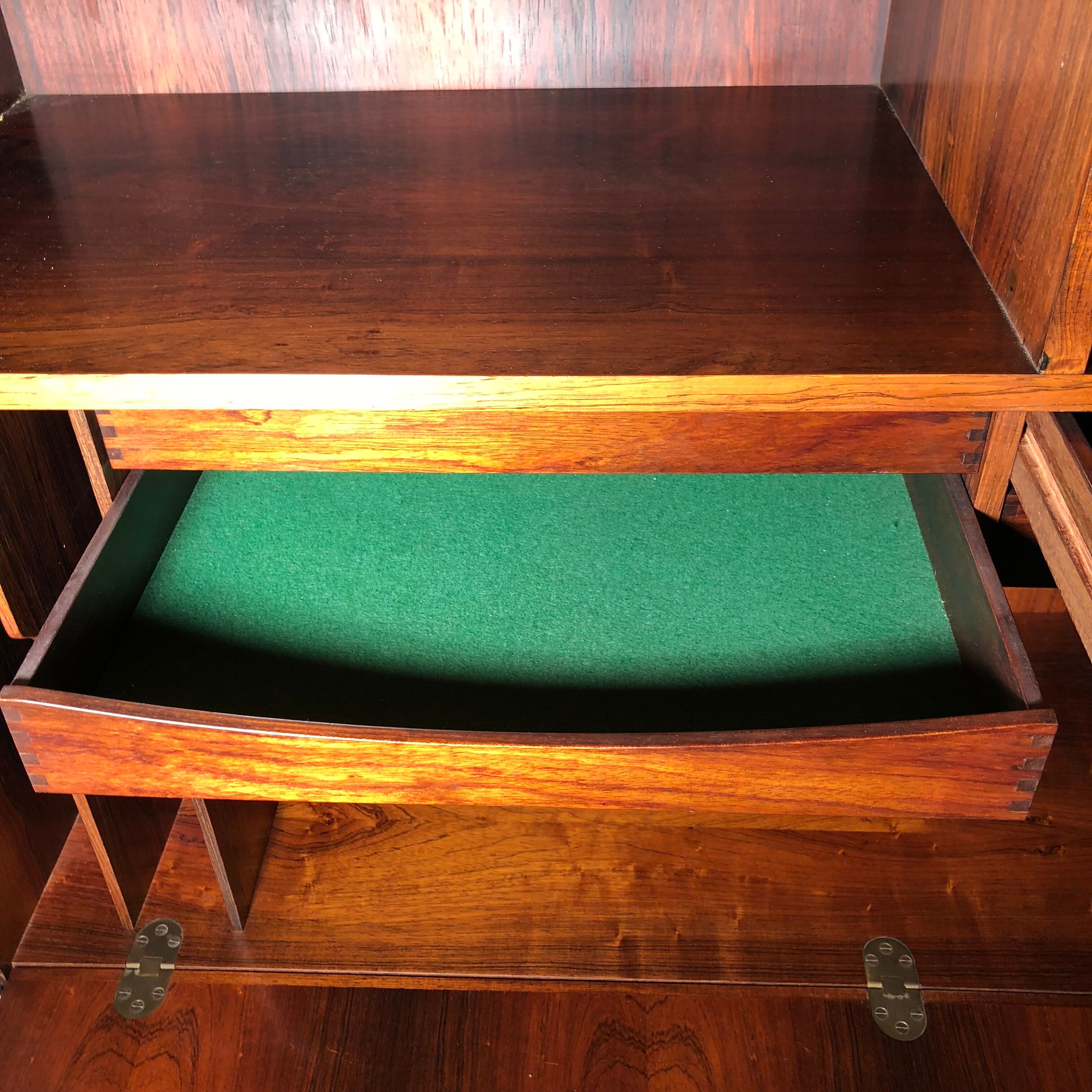 Scandinavian bookcase in the 1960s rosewood