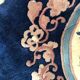 Tapis chinois rond noué main 190 cm de  diamètre