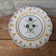 MBFA Pornic wall plate Hand painted Uranie model floral decoration