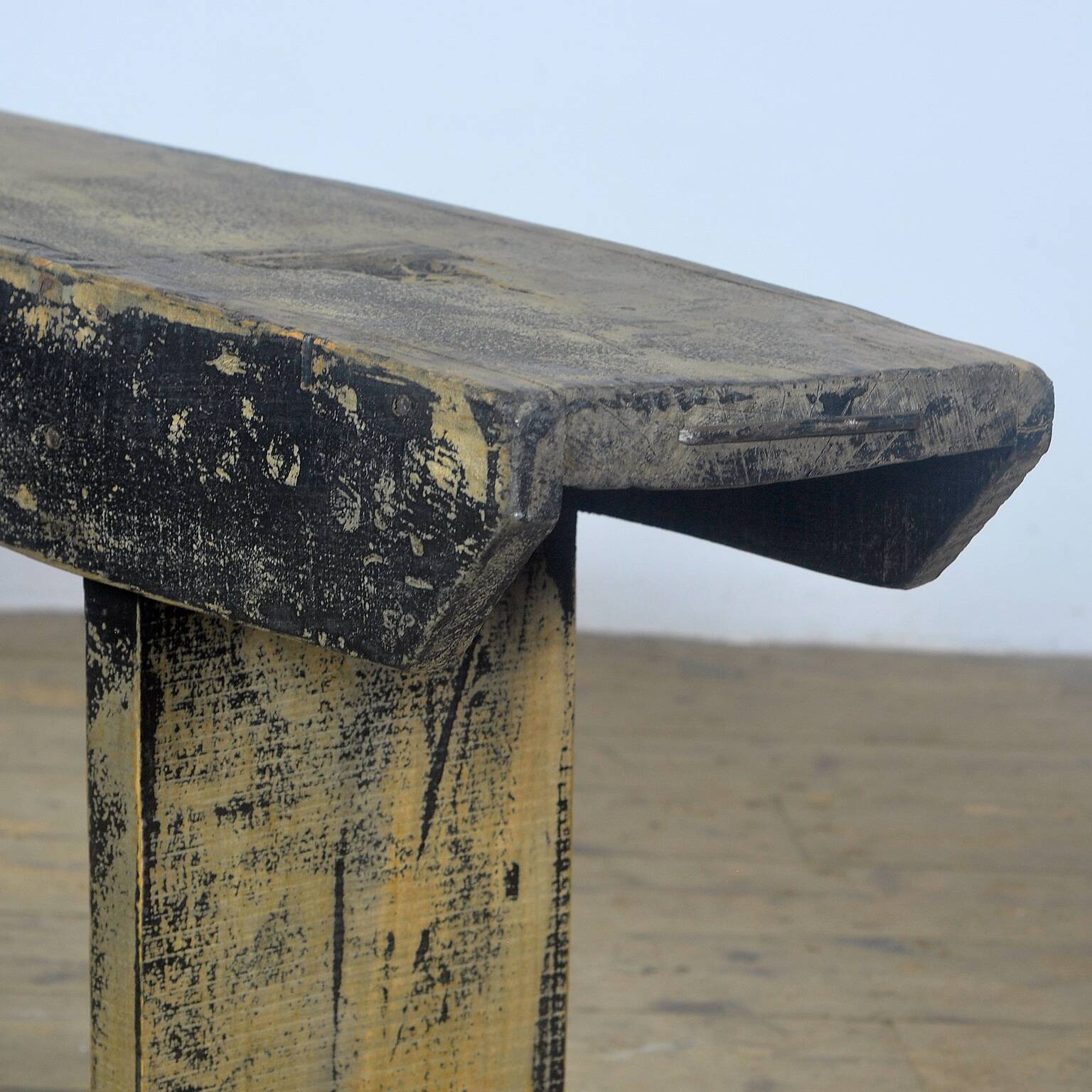 Rustic pine bench, circa 1960