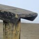 Rustic pine bench, circa 1960