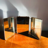 Triptych barber mirror