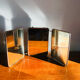 Triptych barber mirror