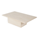 Table basse en travertin, 1970s