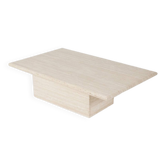Table basse en travertin, 1970s