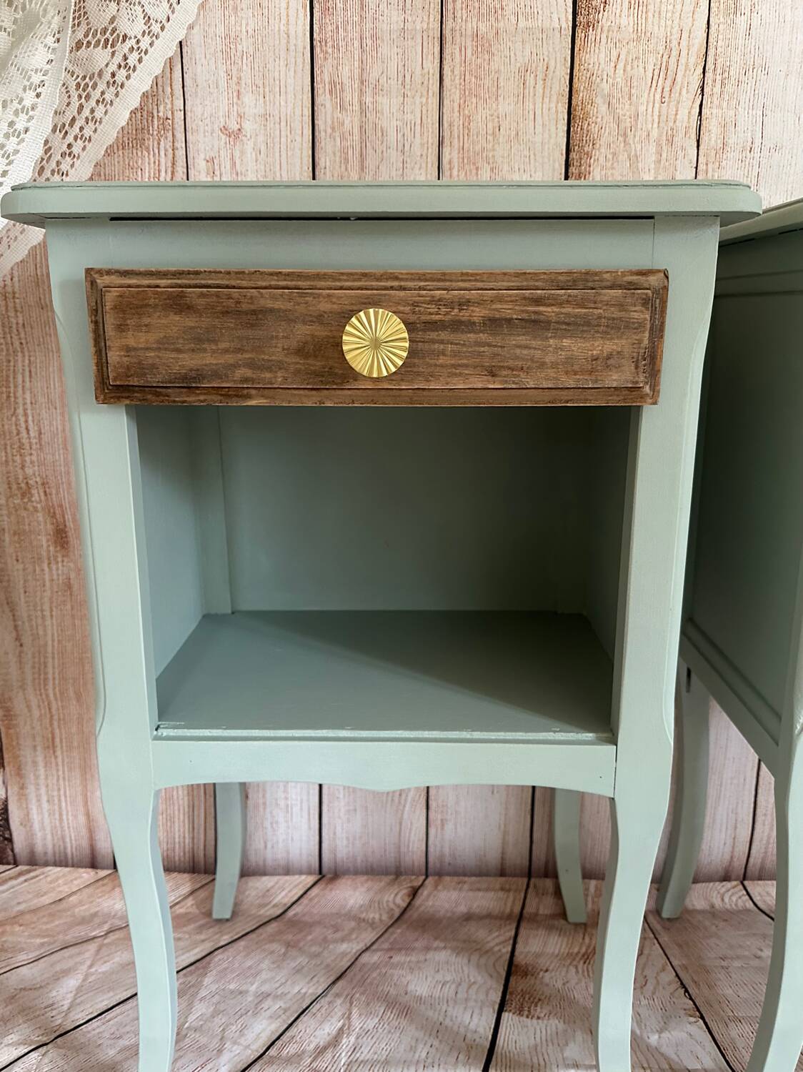 Pair of Louis XV style bedside tables