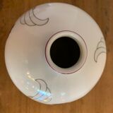 Tharaud Limoges porcelain ball vase