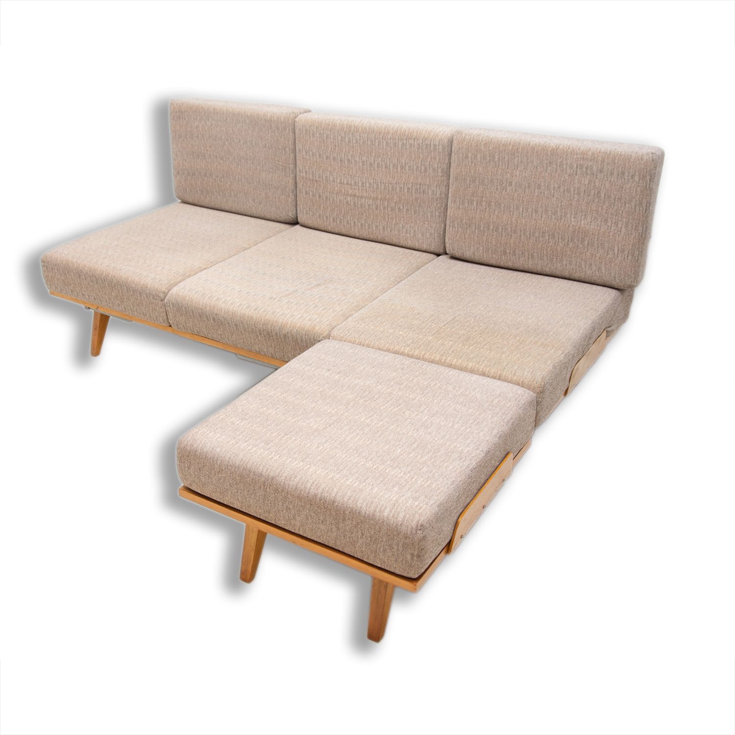 Mid century corner folding sofa by František Jirák for Tatra nábytok, 1960´s, Czechoslovakia