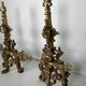 Important Renaissance Style Bronze Fireplace Set with Bar