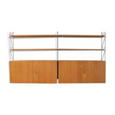 System wall shelf Erbus Möbel, 1960