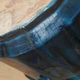 Iridescent Art Deco earthenware planter