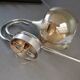 Aluminum and glass wall light Maison Sciolari