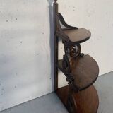 Napoleon III corner shelf in solid walnut, 19th century
