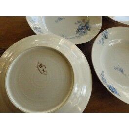 BH porcelain soup plates