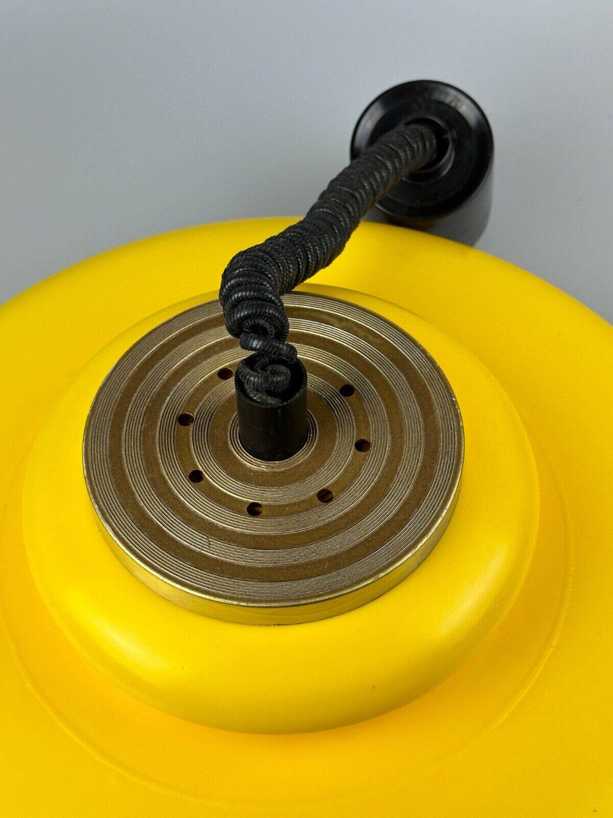 60s 70s ceiling lamp hanging lamp plastic chrome metal space age design