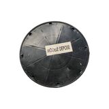 Lampe ovoïde vintage française des années 1970 - Design en verre opalin marbré