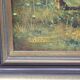 Tableau by r. vezzoli oil painting cows in the field canvas 60x52 cm