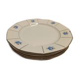 Assiettes plates Digoin Sarreguemines