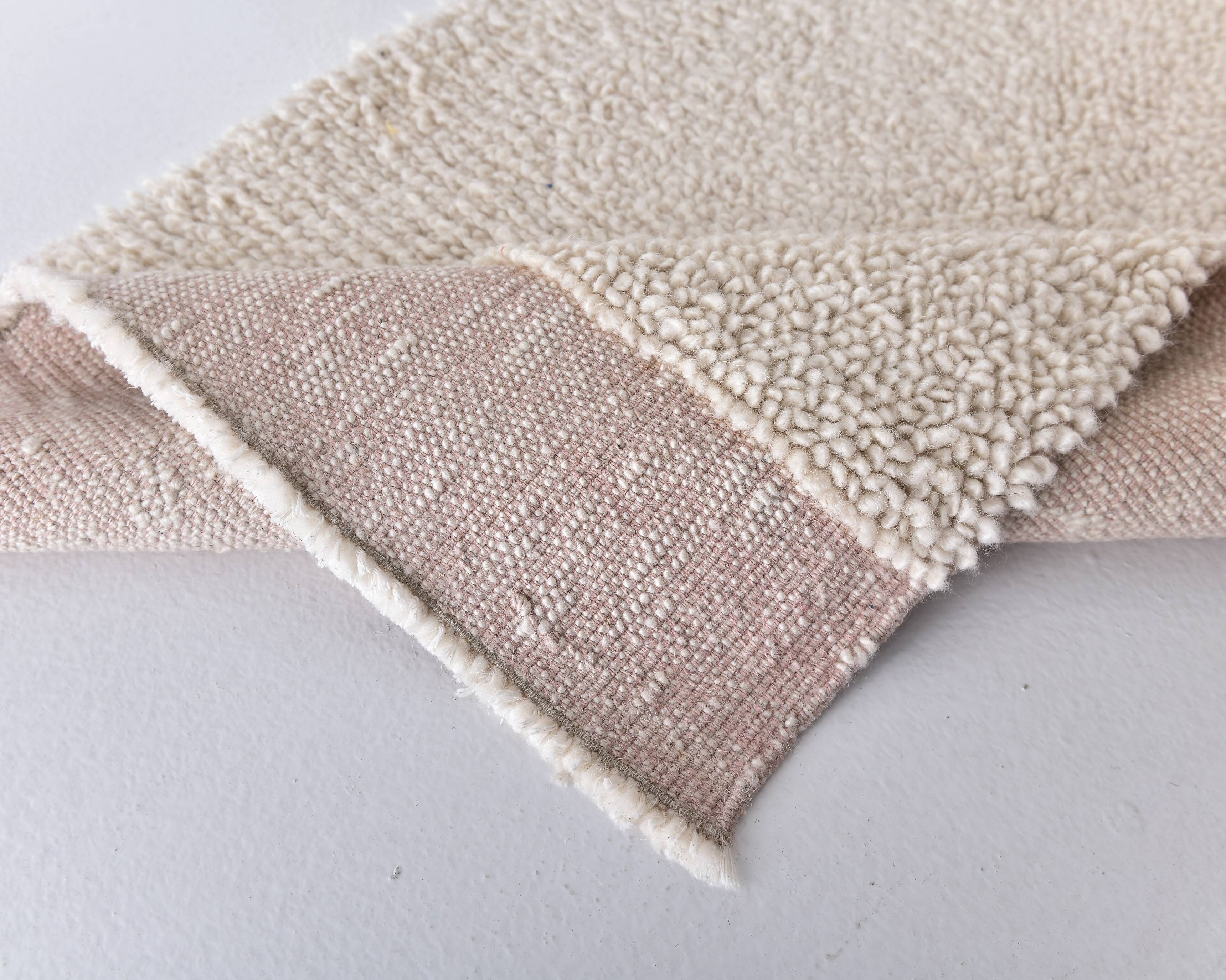 2x10 Light Pink White Vintage Runner Rug 66x309Cm