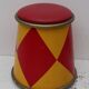 Pouf tabouret cirque